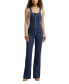 Women's 70s Flare Leg Overalls Jeans