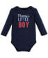 ფოტო #2 პროდუქტის Baby Boys Cotton Long-Sleeve Bodysuits, Mommys 3-Pack