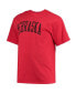 Фото #3 товара Men's Scarlet Nebraska Huskers Big and Tall Arch Team Logo T-shirt