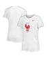 Women's White France National Team Club Crest T-shirt