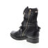 Фото #6 товара A.S.98 Vianne 250202-102 Womens Black Leather Hook & Loop Mid Calf Boots 6