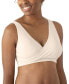 Фото #2 товара Plus Size Sublime Adjustable Crossover Nursing & Lounge Bra Fits 42B-44D