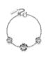 Women's Tudor Rose Silver Tone Bracelet