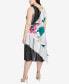 Фото #2 товара RACHEL Rachel Roy Trendy Plus Size Mixed-Print Wrap Dress Sz. 2X 149304