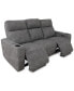 Фото #3 товара Greymel 84" Zero Gravity Fabric Sofa with Power Headrests, Created for Macy's
