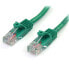 Фото #2 товара StarTech.com Cat5e Patch Cable with Snagless RJ45 Connectors - 3m - Green - 3 m - Cat5e - U/UTP (UTP) - RJ-45 - RJ-45