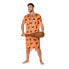 Фото #1 товара Маскарадные костюмы для взрослых Пещерный человек Оранжевый (2 Предметы)