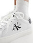 Фото #6 товара Calvin Klein Jeans classic cupsole lace up trainers in multi