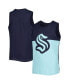 ფოტო #1 პროდუქტის Big Boys and Girls Light Blue, Dark Sea Blue Seattle Kraken Revitalize Tank Top