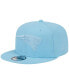 ფოტო #1 პროდუქტის Men's Light Blue New England Patriots Color Pack Brights 9FIFTY Snapback Hat