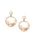 ფოტო #1 პროდუქტის Women's Circular Drop Earrings