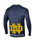 ფოტო #2 პროდუქტის Men's and Women's Navy Notre Dame Fighting Irish 2024 On-Court Bench Unity Performance Long Sleeve T-shirt