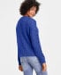 ფოტო #5 პროდუქტის Women's Cable-Knit-Mesh Crewneck Long-Sleeve Sweater, Created for Macy's