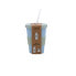 Cup with Straw Quid Inspira With lid 480 ml Blue Plastic (12 Units)