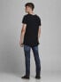 Фото #3 товара Jack & Jones Tim straight leg jeans in dark wash denim