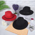 Фото #7 товара besbomig Ladies’ and Men's Winter Fashion Felt Fedora Hat with Wide Brim - Outdoor Hat