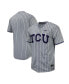 ფოტო #1 პროდუქტის Men's Gray TCU Horned Frogs Pinstripe Replica Baseball Jersey