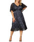 Фото #1 товара Plus Size Camille Lace Cocktail Dress