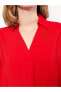 Фото #4 товара LCWAIKIKI Classic Kadın Gömlek Yaka Düz Bluz