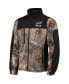 Men's Realtree Camo, Black Buffalo Bills Circle Hunter Softshell Full-Zip Jacket