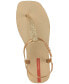 Фото #2 товара Class Edge Glow Slip-On Embellished T-Strap Thong Sandals