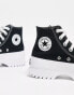 Converse Lugged Hi trainers in black