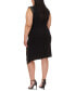 Plus Size Astor Studded Side-Slit Midi Dress