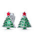 Фото #1 товара Серьги Bling Jewelry Fun Winter Holiday Star Tree