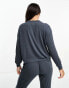 Cotton On super soft long sleeve lounge sleep sweat navy