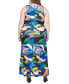 Фото #3 товара Plus Size Sleeveless Maxi Dress with Pockets