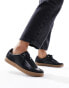 ASOS DESIGN Deuce retro trainer in black