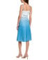 Фото #2 товара Avantlook Draped Midi Dress Women's Blue L