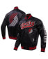 ფოტო #1 პროდუქტის Men's Black Portland Trail Blazers 2023/24 City Edition Satin Full-Snap Jacket