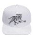 Men's White Jackson State Tigers Mascot Evergreen Wool Snapback Hat