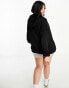 Фото #3 товара Night Addict Plus oversized hoodie with lane print in black