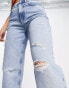 Only Romeo cropped mid waist boyfriend jean in light blue