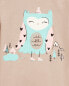 Toddler Owl Cotton Blend Graphic Tee 2T