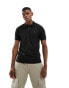 BOSS Orange Passenger slim fit polo in black