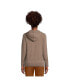 ფოტო #4 პროდუქტის Women's Cashmere Front Zip Hoodie Sweater