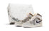 【定制球鞋】 Jordan Air Jordan 1 Mid SE Craft 做旧废土风 特殊鞋盒 手绘喷绘 中帮 复古篮球鞋 GS 灰白 / Кроссовки Jordan Air Jordan DQ3726-100