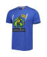 Фото #3 товара Men's and Women's Royal Teenage Mutant Ninja Turtles Leonardo Tri-Blend T-shirt