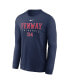 Фото #3 товара Men's David Ortiz Navy Boston Red Sox Hall Of Fame Fenway Crew Neck T-shirt