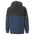 Фото #2 товара Puma Power Winterized Hoodie Mens Black, Blue Casual Outerwear 84985473