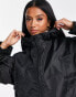 Фото #4 товара ASOS DESIGN Petite cropped rain jacket with hood in black