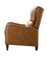 Leather Pushback Recliner chair with Adjustable Backrest for Livingroom