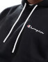 Champion logo hoodie in black