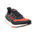 Фото #2 товара Adidas UltraBoost 21 Men's Running Shoes Carbon-Core Black-Solar Red FZ2559