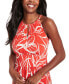 ფოტო #1 პროდუქტის Women's Printed Halter Maxi Dress