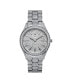 ფოტო #1 პროდუქტის Women's Cristal Diamond (1/8 ct. t.w.) Watch in Stainless Steel Watch 38mm