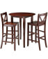 Фото #1 товара Fiona 3-Piece High Round Table with 2 Bar V-Back Stool